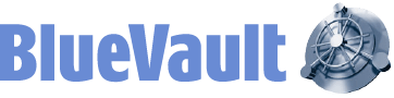 BlueVault Secure Logo